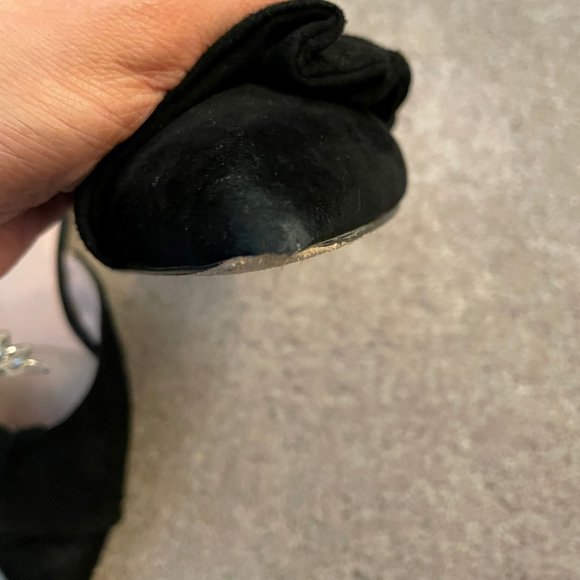 KATE SPADE Suede Pointed Toe Ruffle Mule Size 9.5 - Picture 6 of 8